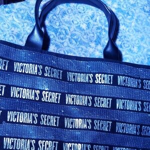 Victoria's Secret Navy Blue Logo Tote